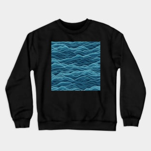 Serene Waves Crewneck Sweatshirt